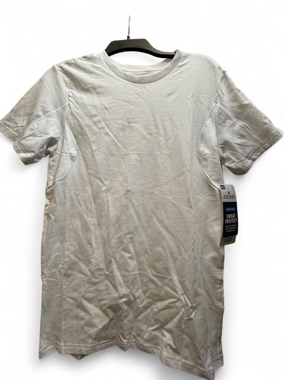 Jockey Sweat Protect White Short Sleeve Crewneck Tee